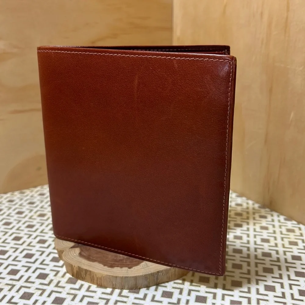 Vintage Anticoli Wallet ~ Brown with Suede pockets